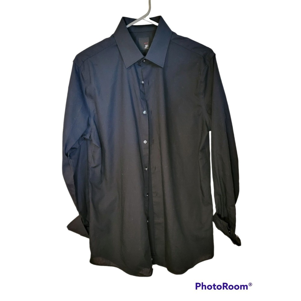 J. Ferrar Black mens Dress Shirt